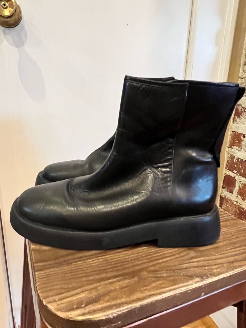 Sarto by Frank Sarto Etna black motorcycle boots Moto